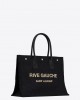 YSL rive gauche small tote bag in raffia and leather bags 6174812M21E1050