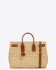 YSL sac de jour medium supple in raffia and vegetable-tanned leather bags 751499GAABN2080