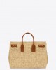 YSL sac de jour medium supple in raffia and vegetable-tanned leather bags 751499GAABN2080