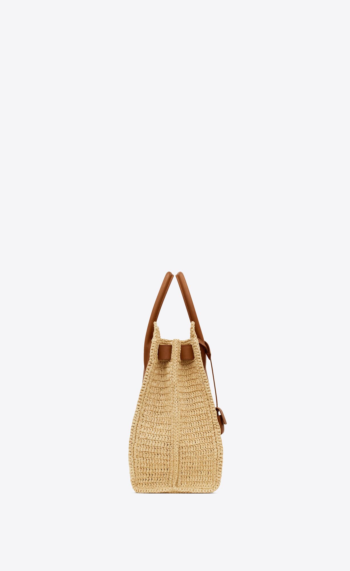 YSL sac de jour medium supple in raffia and vegetable-tanned leather bags 751499GAABN2080