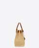 YSL sac de jour medium supple in raffia and vegetable-tanned leather bags 751499GAABN2080