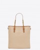 YSL laurent in canvas and vegetable-tanned leather bags 781302FAC7T9856