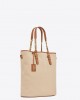 YSL laurent in canvas and vegetable-tanned leather bags 781302FAC7T9856