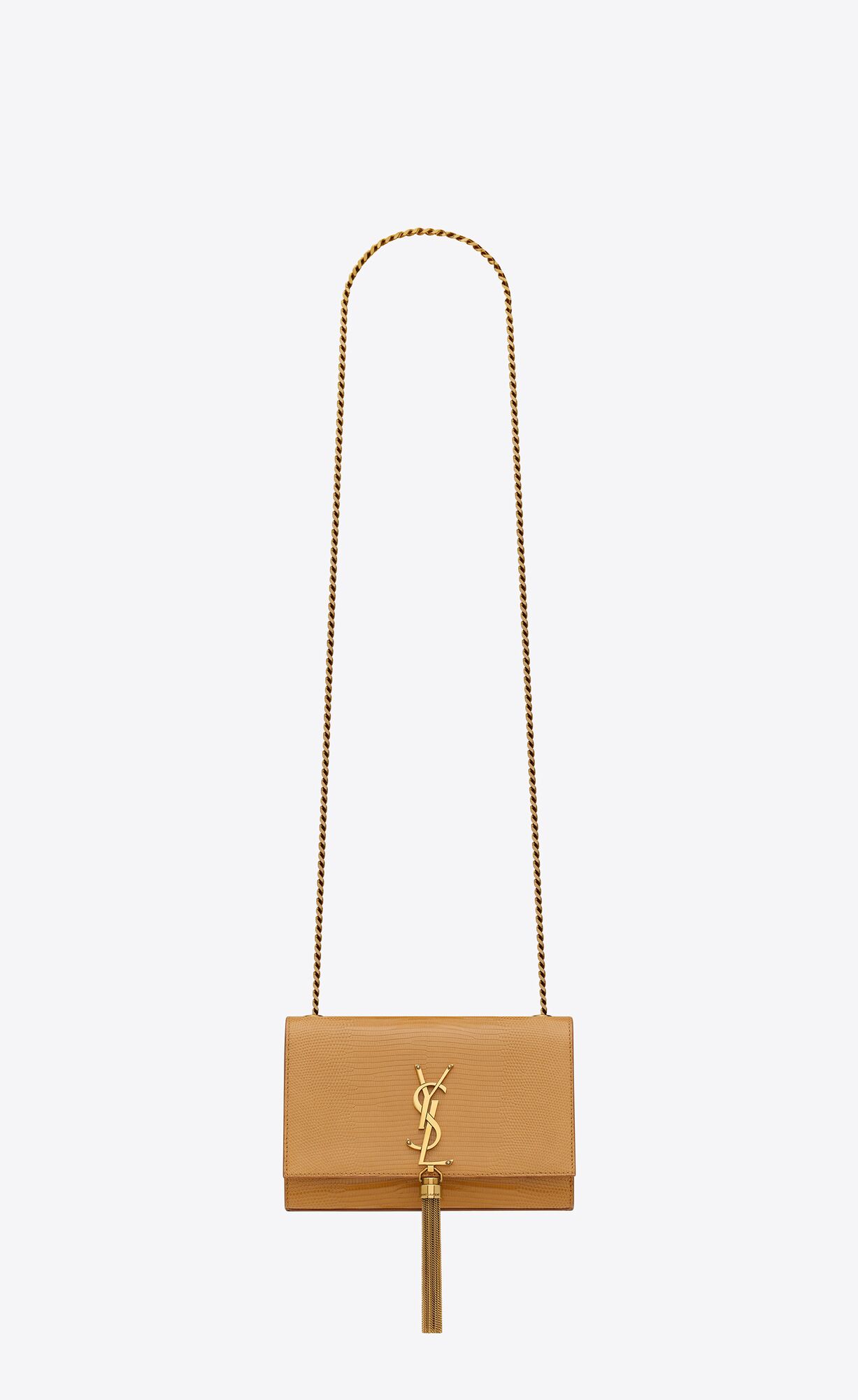 YSL kate small with tassel in shiny lizard bags 474366EAAXN2360