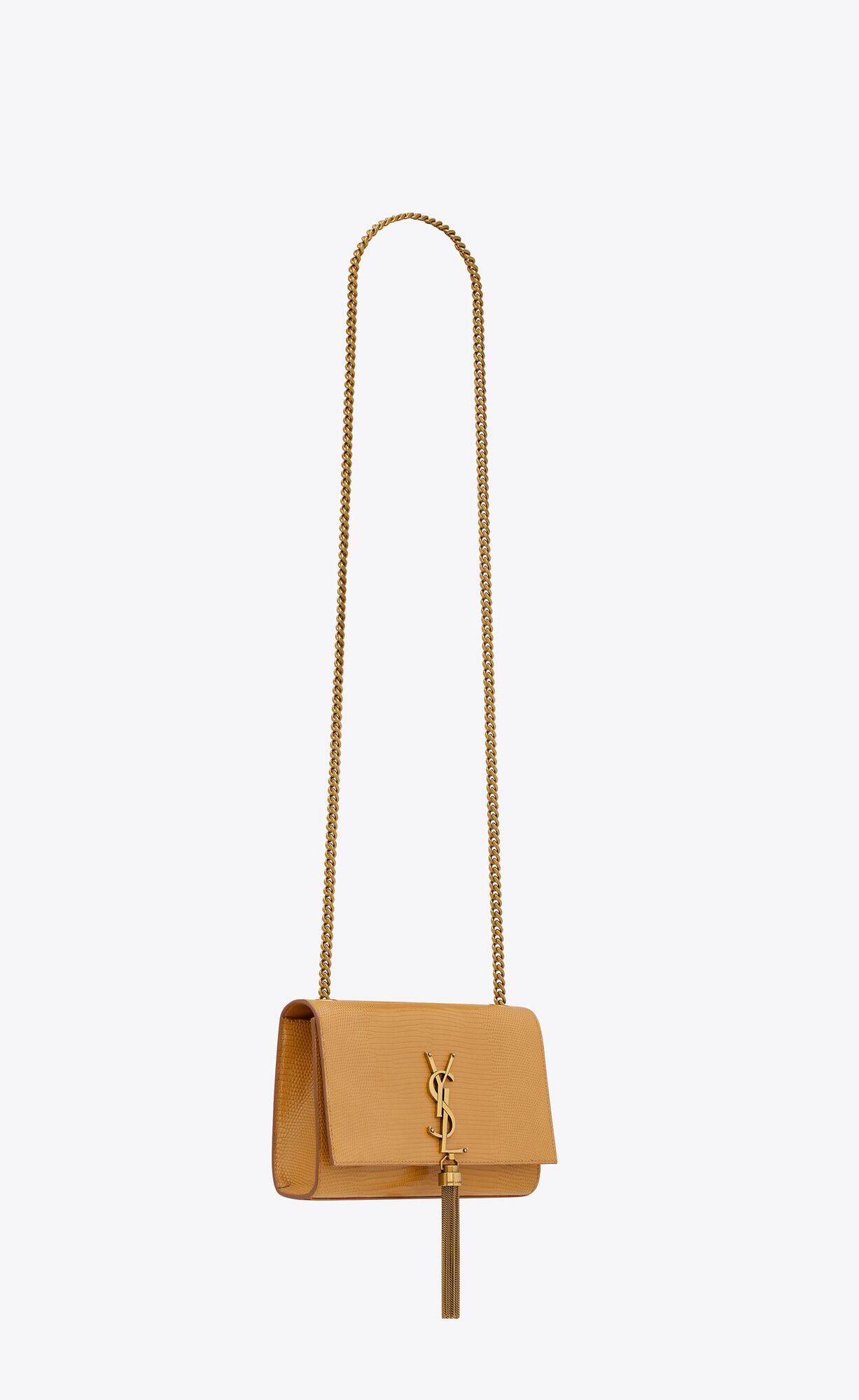 YSL kate small with tassel in shiny lizard bags 474366EAAXN2360