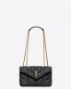 YSL toy puffer in shiny grained leather bags 759337AAC9A1000