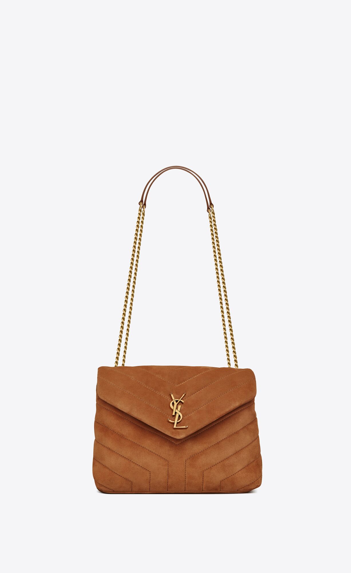 YSL loulou small in quilted suede bags 4946991U8C77761