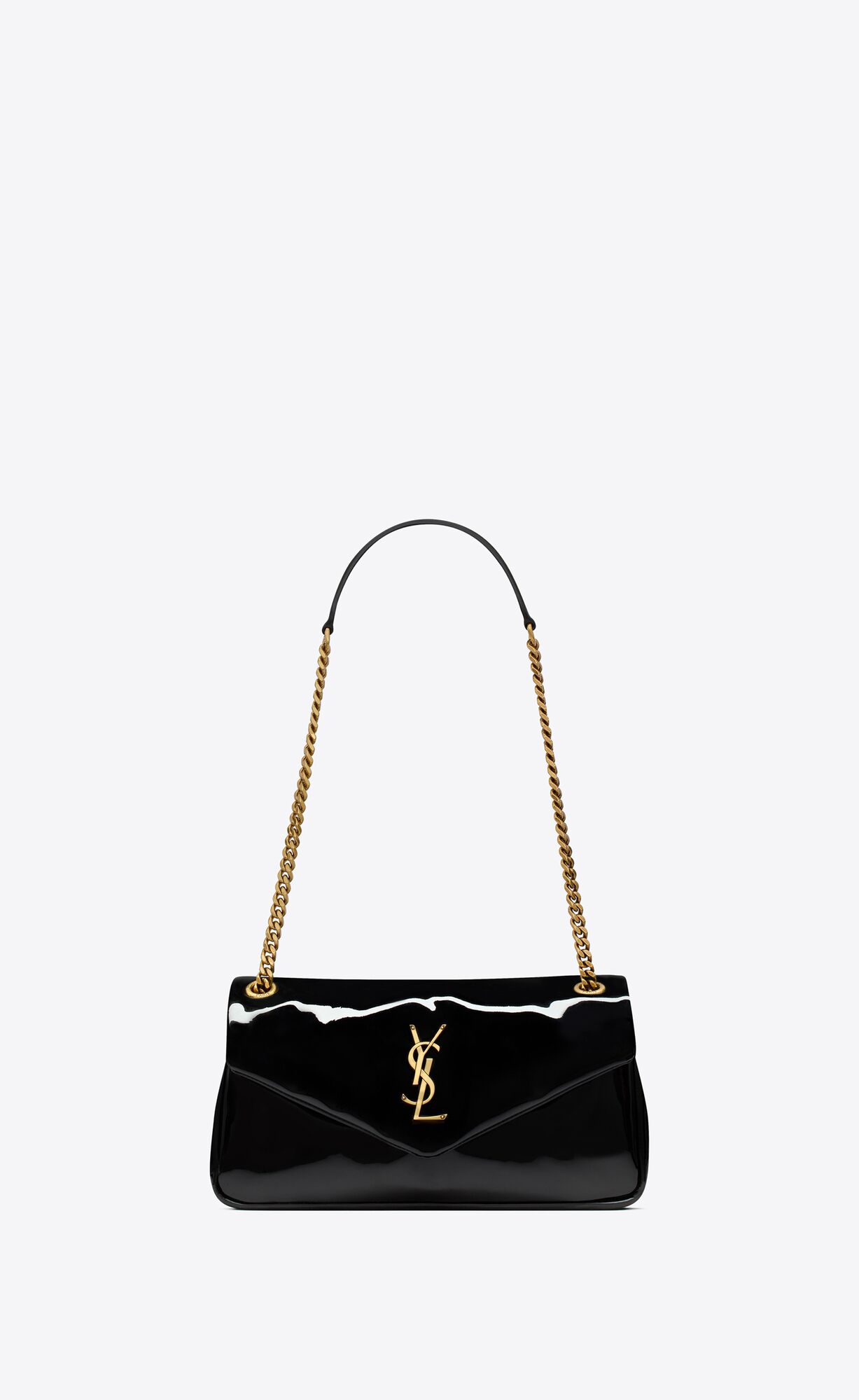 YSL calypso small in patent leather bags 734153AHG071000