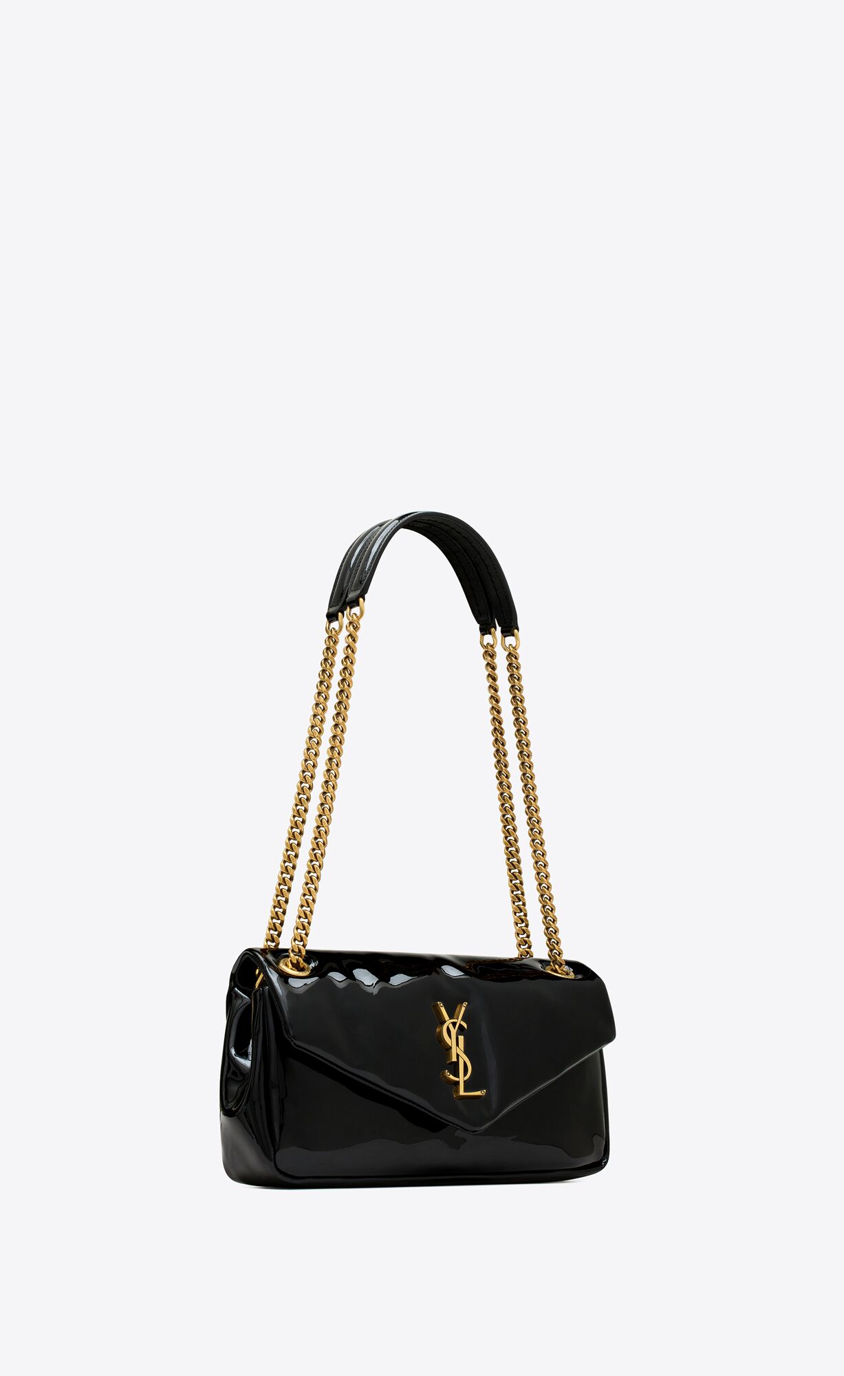 YSL calypso small in patent leather bags 734153AHG071000