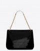 YSL jamie 4.3 in patent effect fabric bags 7424312IU671000