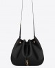 YSL paris vii large flat hobo bag in smooth leather bags 697941AAAMD1000