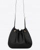 YSL paris vii large flat hobo bag in smooth leather bags 697941AAAMD1000