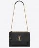 YSL sunset large in crocodile-embossed leather bags 498779DND0J1000