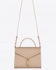 YSL cassandra medium top handle bag in grain de poudre embossed leather bags 623931BOW0W2721