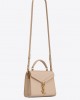 YSL cassandra mini top handle bag in grain de poudre embossed leather bags 623930BOW0W2721