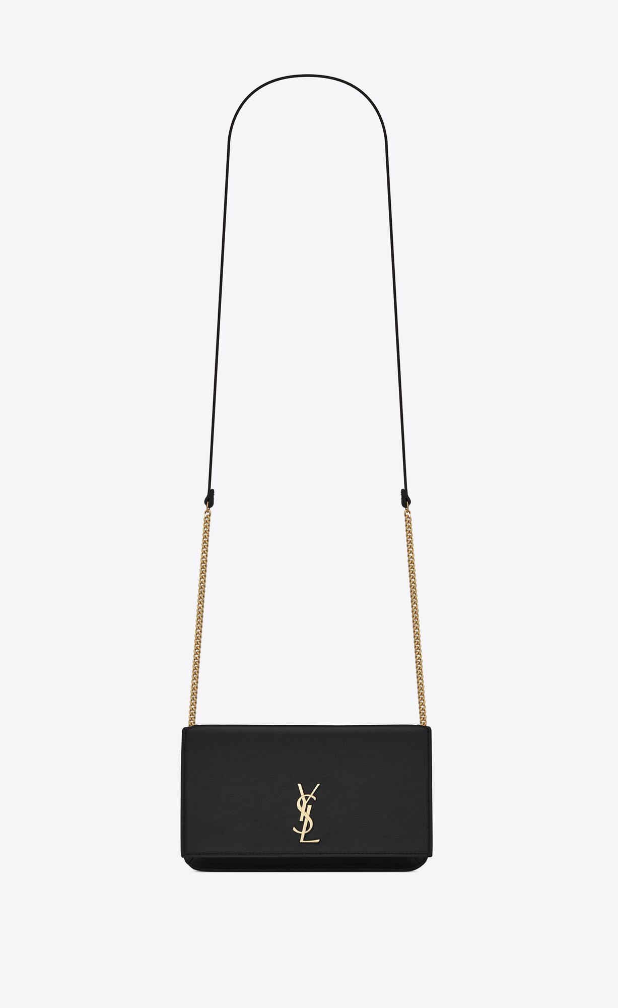 YSL cassandre phone holder in smooth leather bags 6350950U40J1000