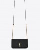 YSL cassandre phone holder in smooth leather bags 6350950U40J1000