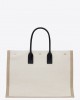 YSL rive gauche tote in canvas bags 499290FAABR9054