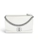 balenciaga Bb Soft Large Flap Bag in Optic White 7484882AAIY9001