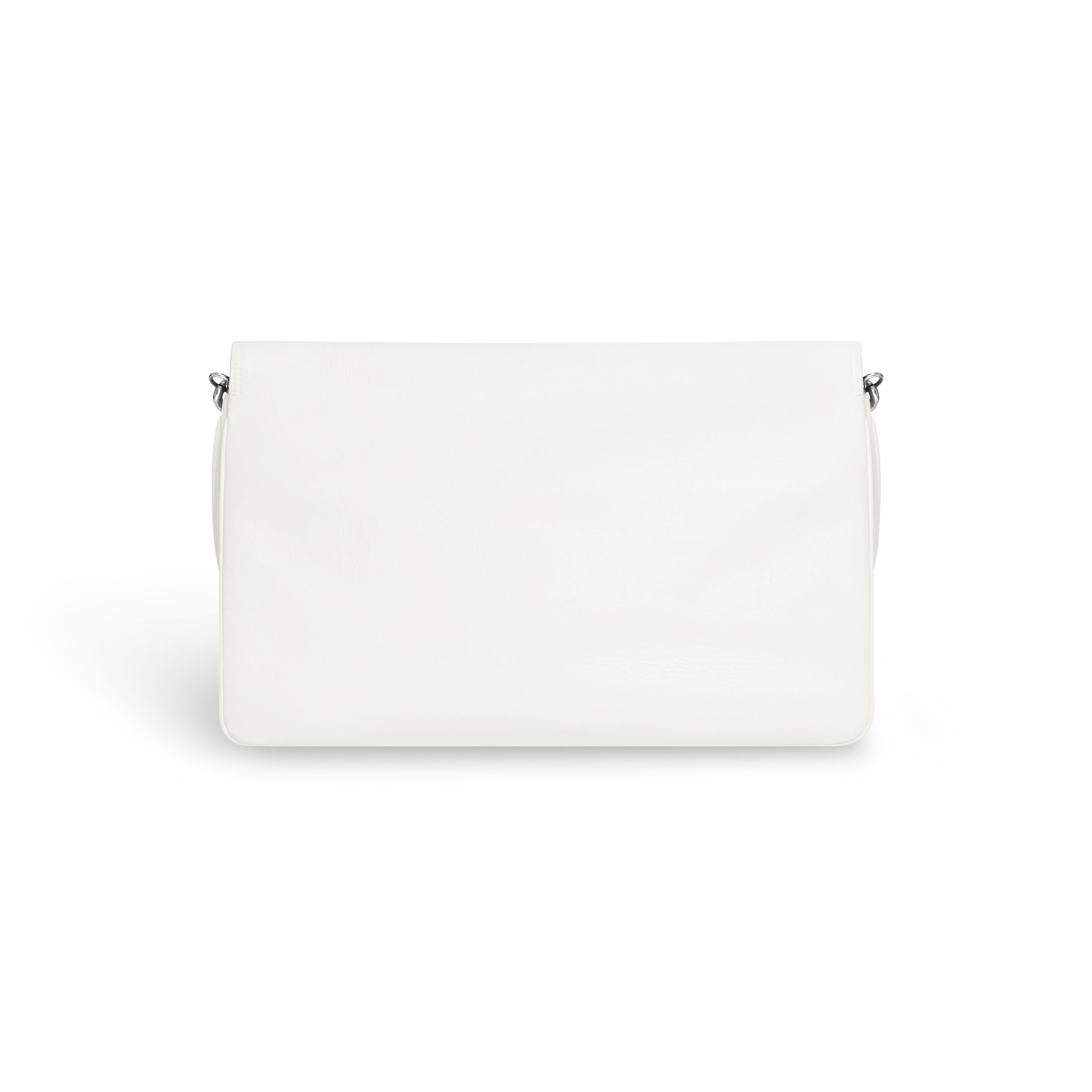 balenciaga Bb Soft Large Flap Bag in Optic White 7484882AAIY9001