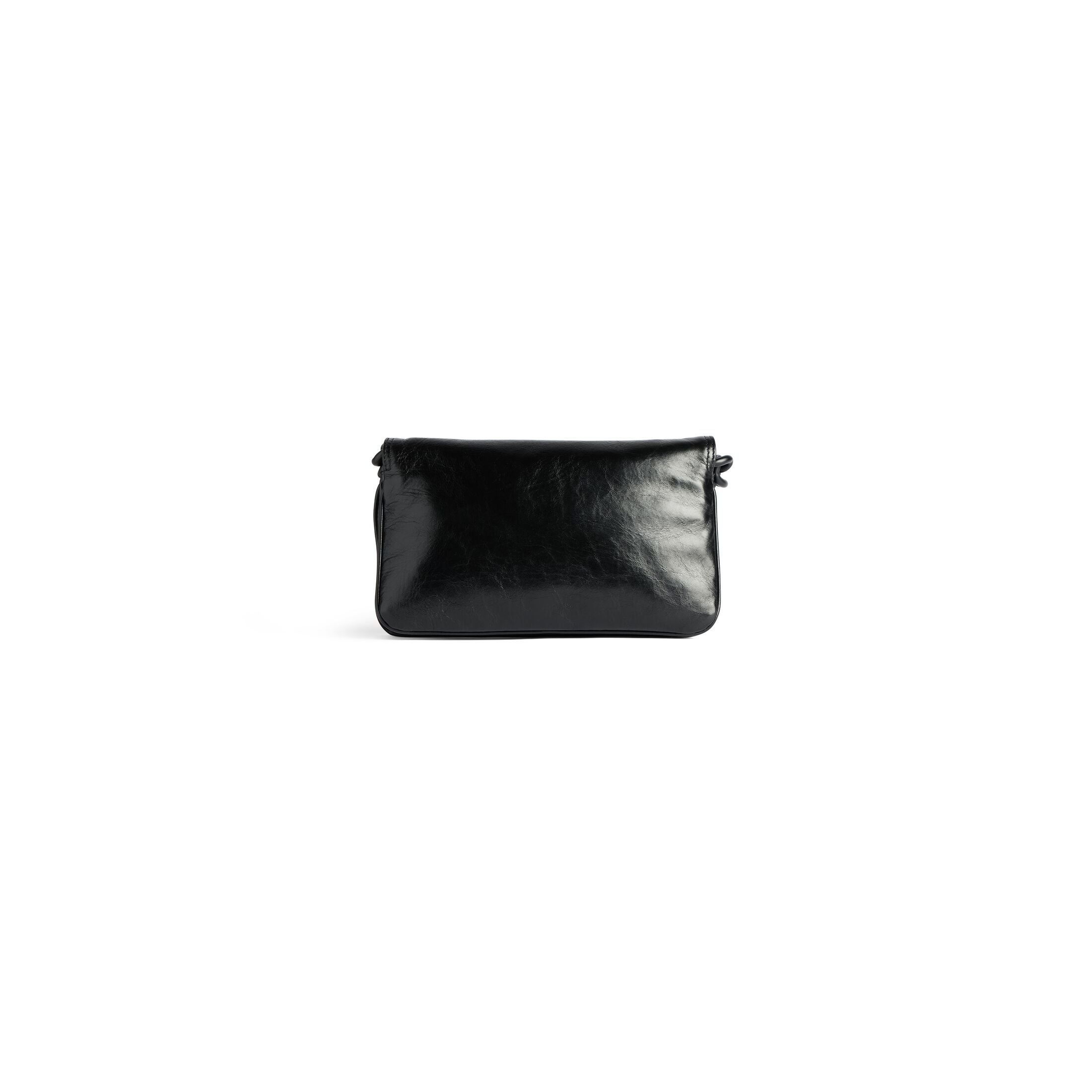 balenciaga Bb Soft Small Flap Bag in Black 7485982AA261000