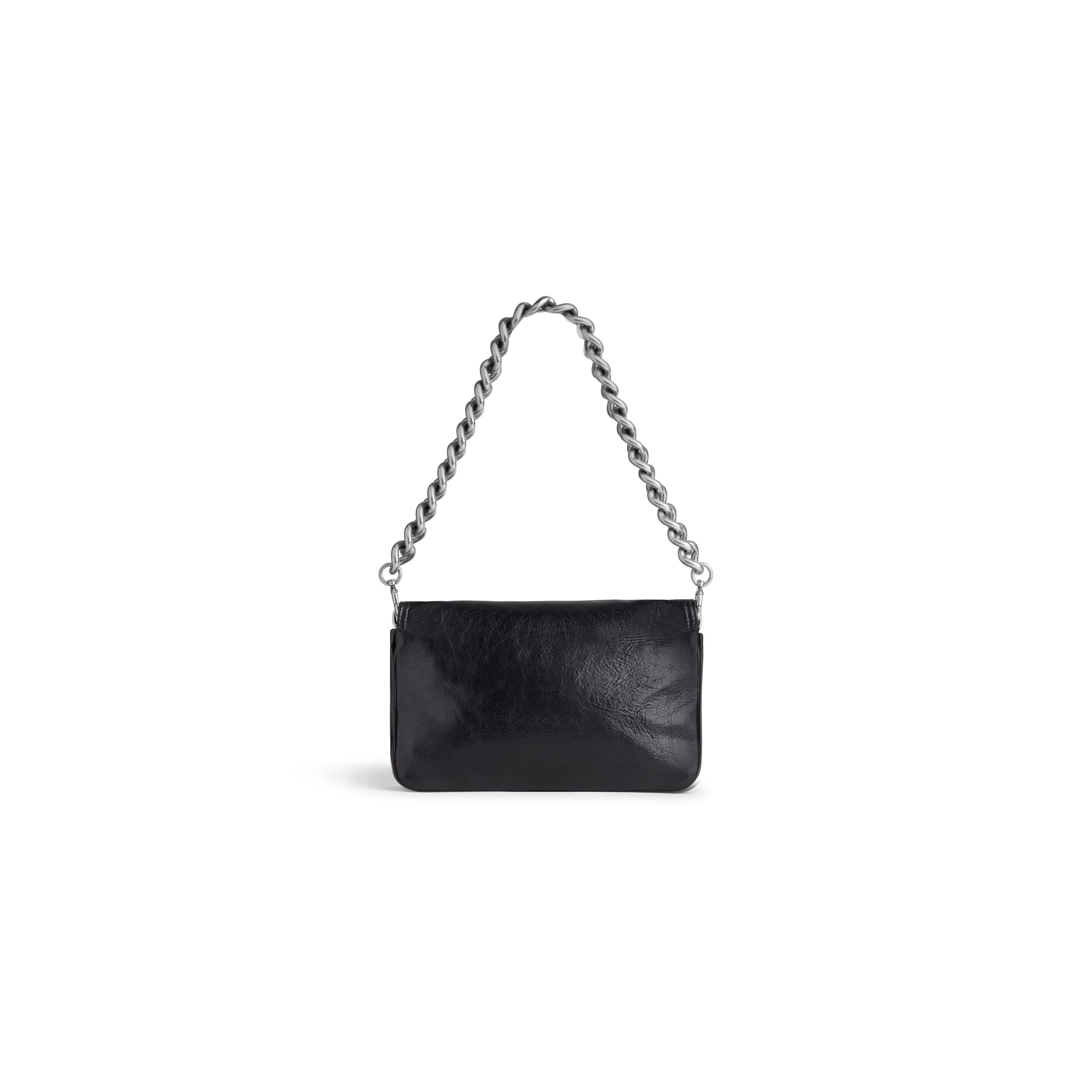 balenciaga Bb Soft Small Flap Bag in Black (2) 7485982AAIY1000