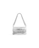 balenciaga Bb Soft Small Flap Bag Metallized in Silver 7485982AA1Q8110