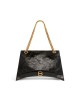 balenciaga Crush Large Chain Bag in Black 716332210IT1000