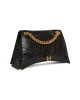 balenciaga Crush Large Chain Bag in Black 716332210IT1000