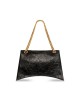 balenciaga Crush Large Chain Bag in Black 716332210IT1000