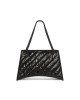 balenciaga Crush Large Chain Bag Quilted in Black 716332210IY1000