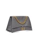 balenciaga Crush Medium Chain Bag in Dark Grey 716393210IT1404