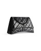 balenciaga Crush Medium Chain Bag Quilted in Black 716393210IY1000