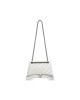 balenciaga Crush Medium Chain Bag Quilted in Optic White 716393210J09001