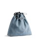 balenciaga Crush Medium Tote Bag Denim in Blue 7429412AAYA4661