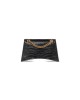 balenciaga Crush Small Chain Bag Crocodile Embossed in Black 716351210IX1000