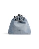 balenciaga Crush Small Tote Bag Denim in Blue 7429422AAYA4661