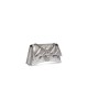 balenciaga Crush Xs Chain Bag Metallized Quilted in Silver 736016210IW8110