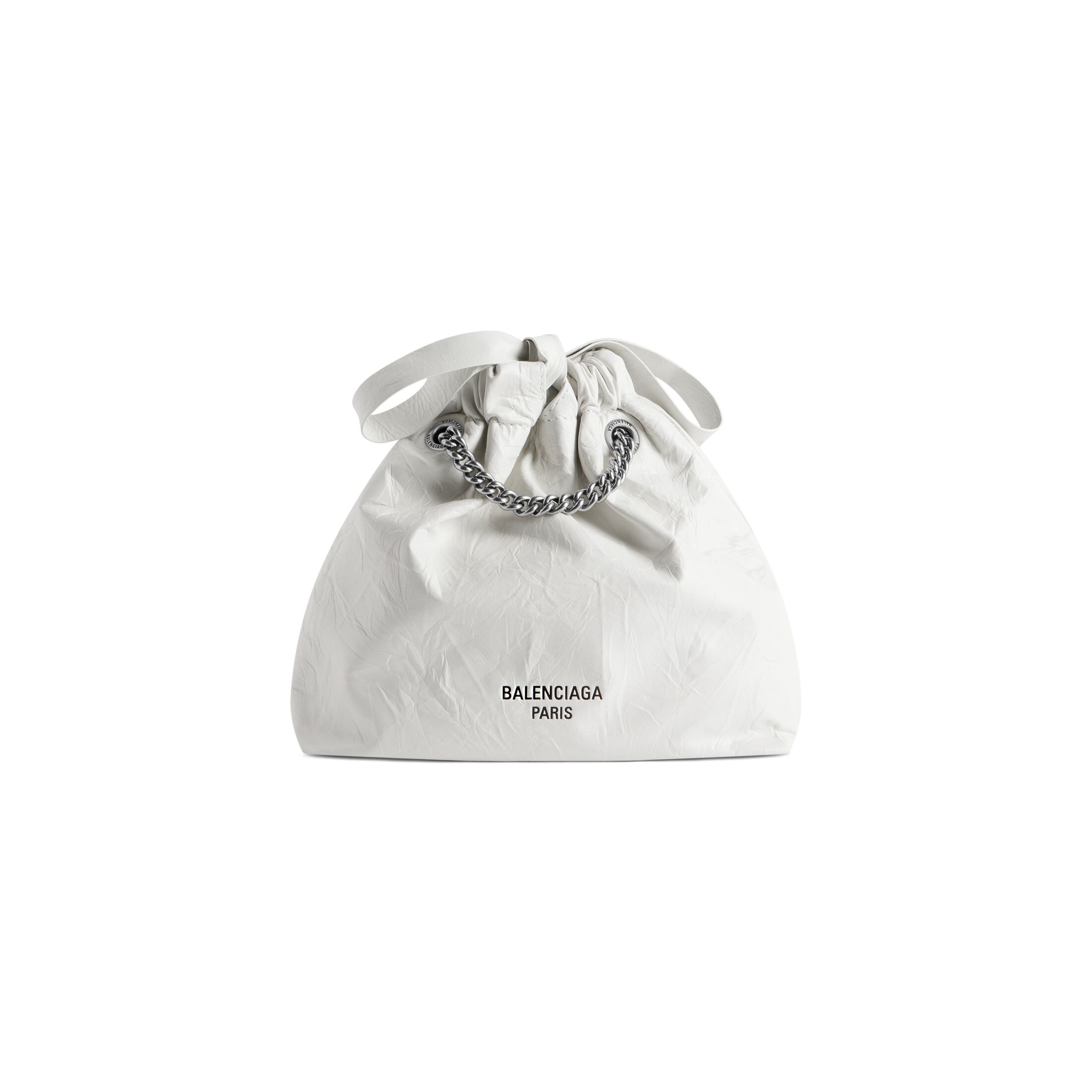 balenciaga Crush Xs Tote Bag in White 7817962AAZ89001