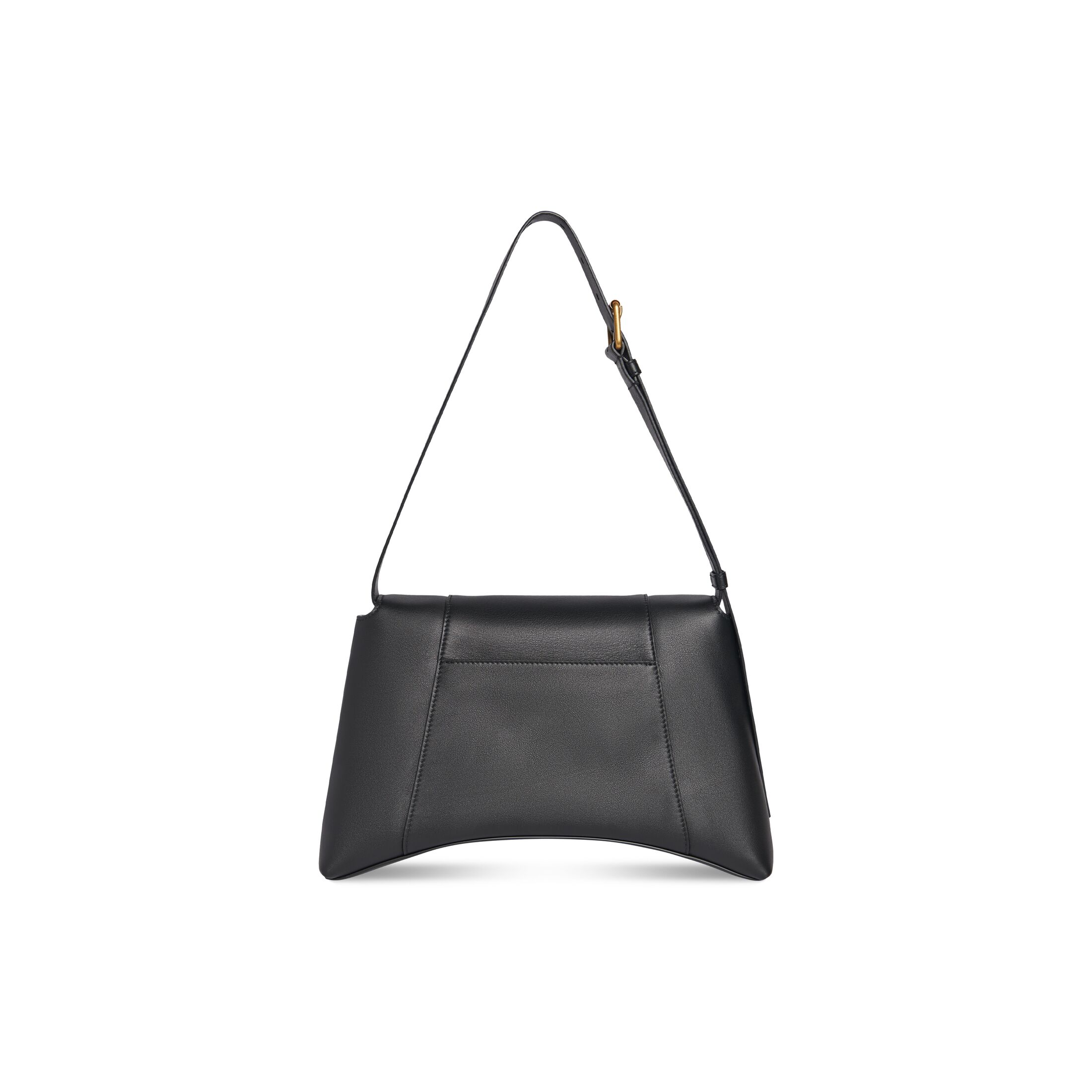 balenciaga Downtown Medium Shoulder Bag in Black 67135429S1M1000