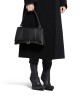 balenciaga Hourglass Hinge Medium Handbag in Black 7612112AAVC1000