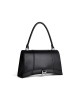 balenciaga Hourglass Hinge Medium Handbag in Black 7612112AAVC1000