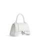 balenciaga Hourglass Small Handbag Crocodile Embossed in White (2) 5935461LR6Y9016