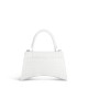 balenciaga Hourglass Small Handbag Crocodile Embossed in White (2) 5935461LR6Y9016