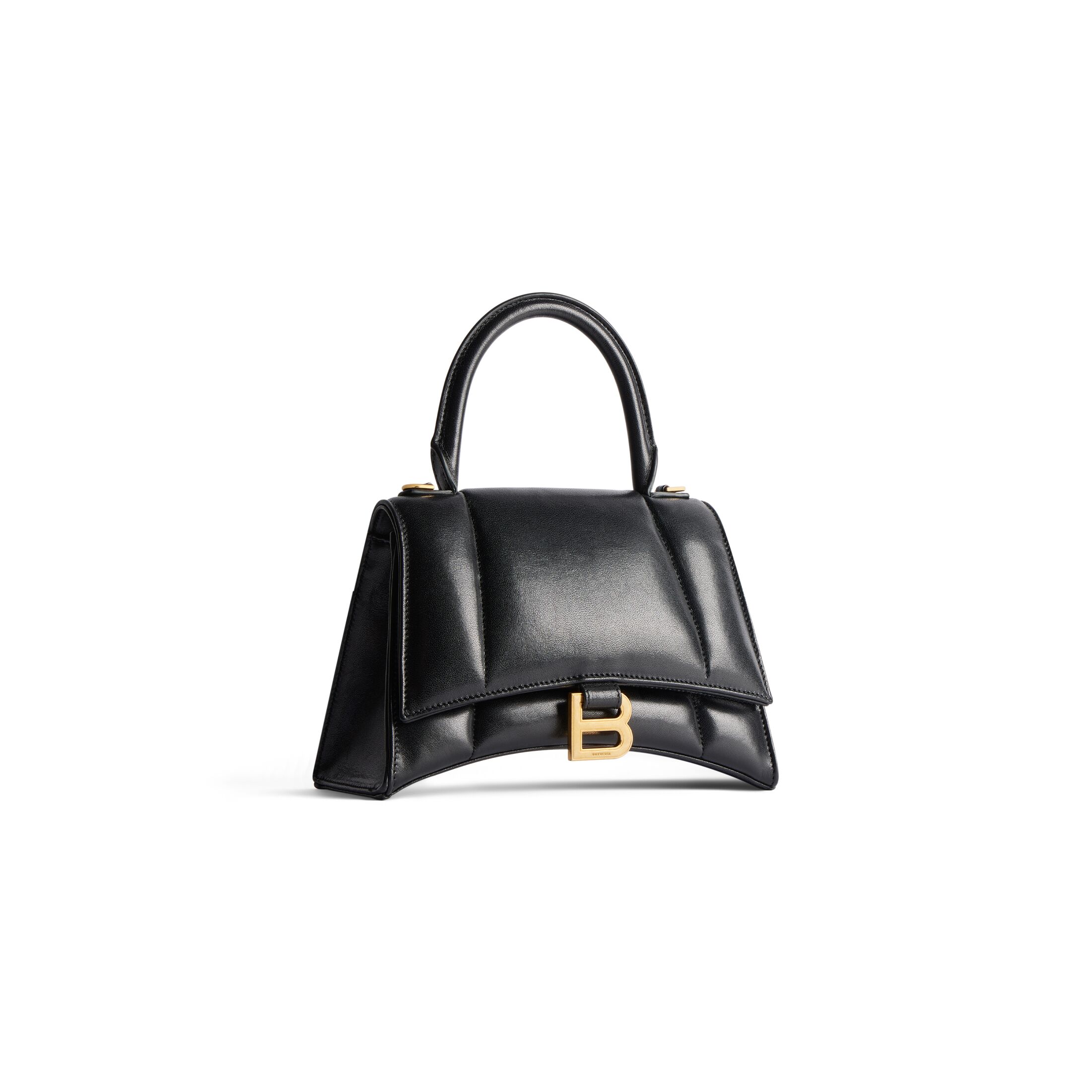 balenciaga Hourglass Small Handbag in Black 5935462AATJ1000