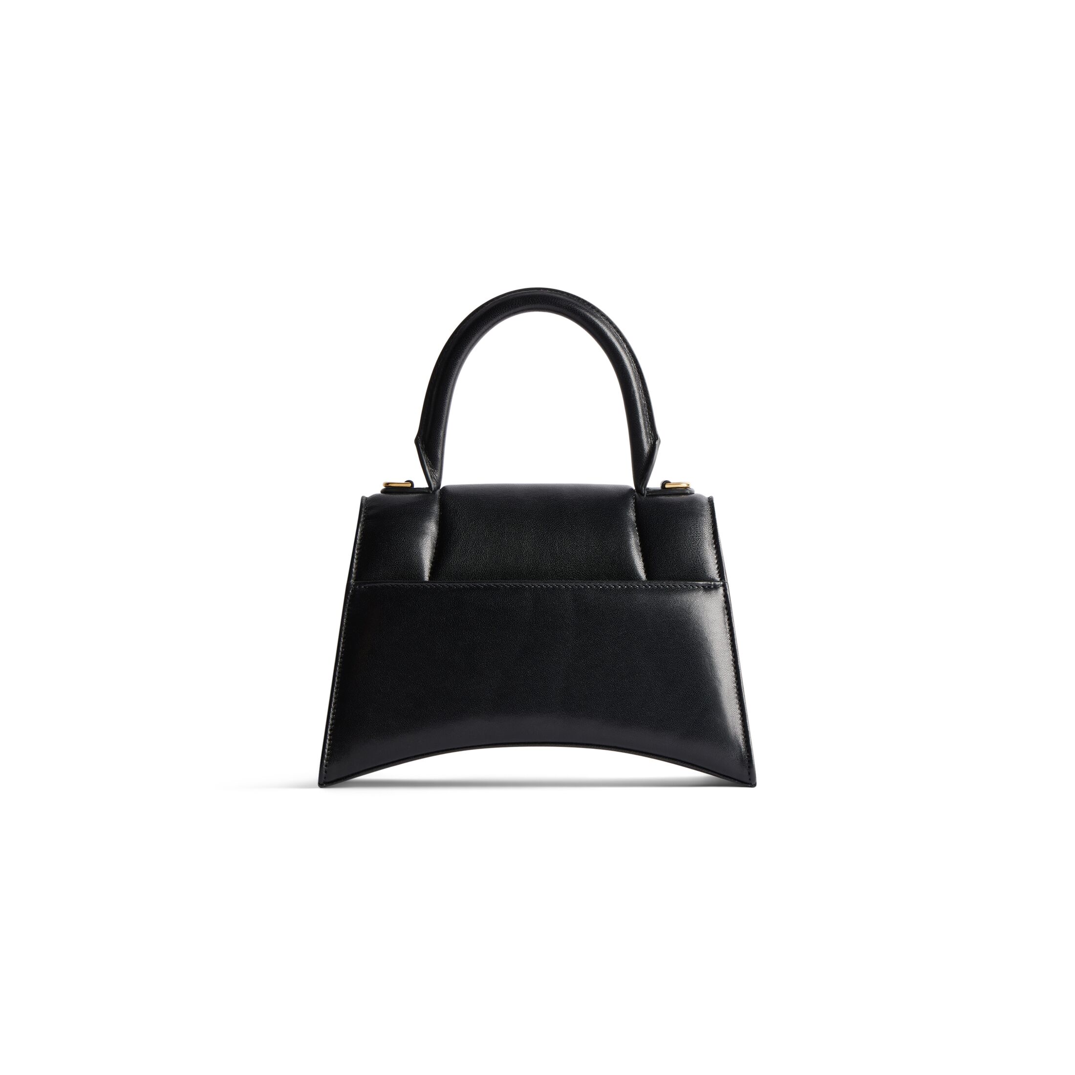 balenciaga Hourglass Small Handbag in Black 5935462AATJ1000