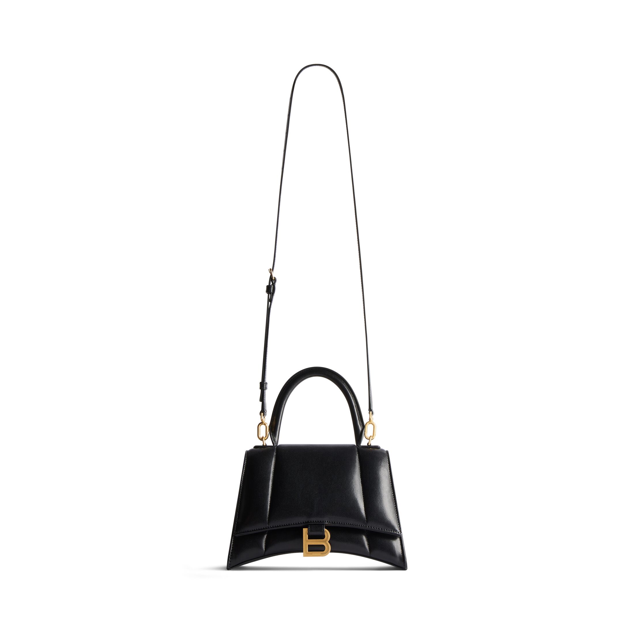 balenciaga Hourglass Small Handbag in Black 5935462AATJ1000