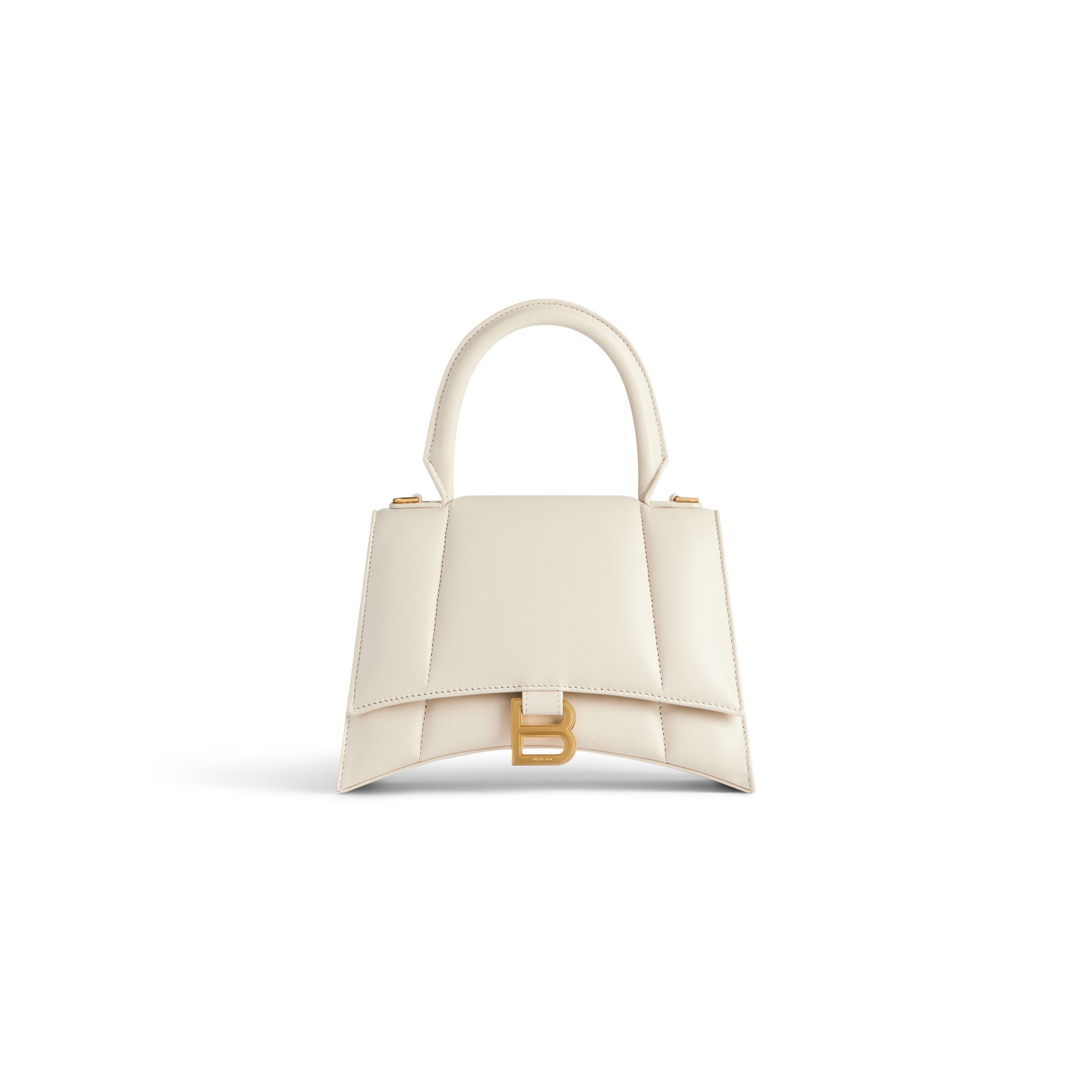 balenciaga Hourglass Small Handbag in Light Beige 5935462AATJ9224