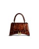 balenciaga Hourglass Small Handbag Tortoise Shell Print in Brown 5935462AAZK2126