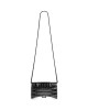 balenciaga Hourglass Wallet On Chain Crocodile Embossed in Black (2) 6560501LR671000